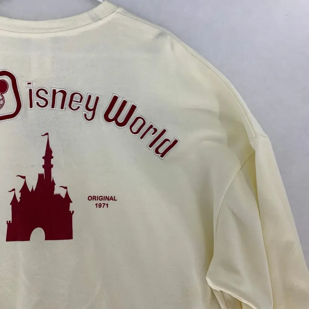 Walt Disney World Cinderella Castle Women's Cream Pullover Size 2XL - Picture 15 of 15